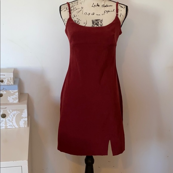Rampage burgundy/wine colored dress - Picture 3 of 9
